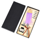 Calligraphy Feather Quill Fountain Pen Set Gift Box