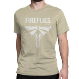 Men's Fireflies Last Of Us T-Shirt Ellie Joel Video Game 100% Cotton