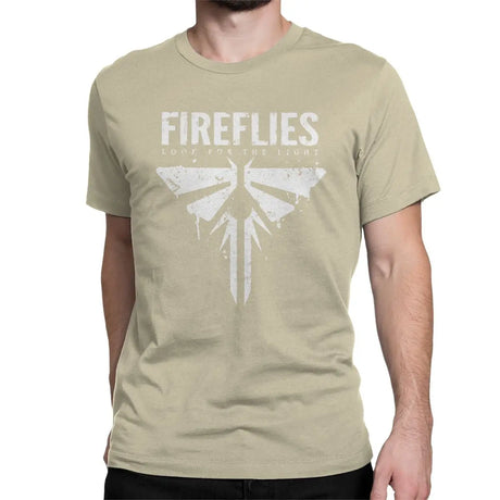 Men's Fireflies Last Of Us T-Shirt Ellie Joel Video Game 100% Cotton
