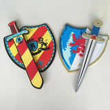 Medieval Sword & Shield Set Soft Children Cosplay