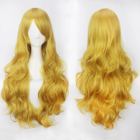 Extra Long Wavy or Straight Wigs with Full Bangs Heat Resistant