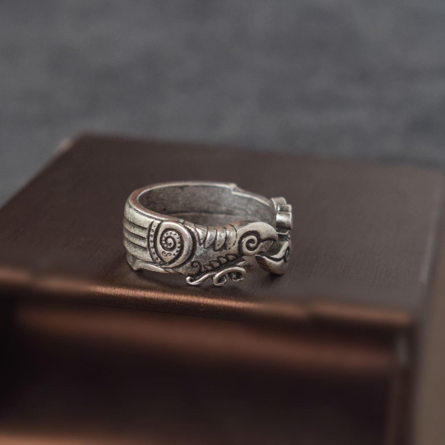 Odin's Ravens Rune Ring