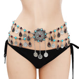 Gypsy Silver Shimmy Belts Belly Dance Hip Jewellery