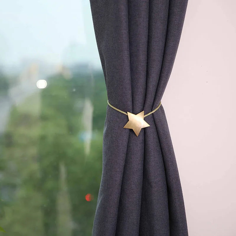 Star Curtain Tieback Buckle 1Pc
