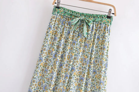 Fern's Boho Two Piece Summer Wide Leg Pant and Camisole Sets