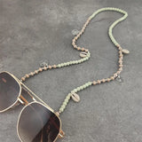 Stone Bead Sunglasses Chain Eyeglass Chains Necklace Reading Glasses Holder