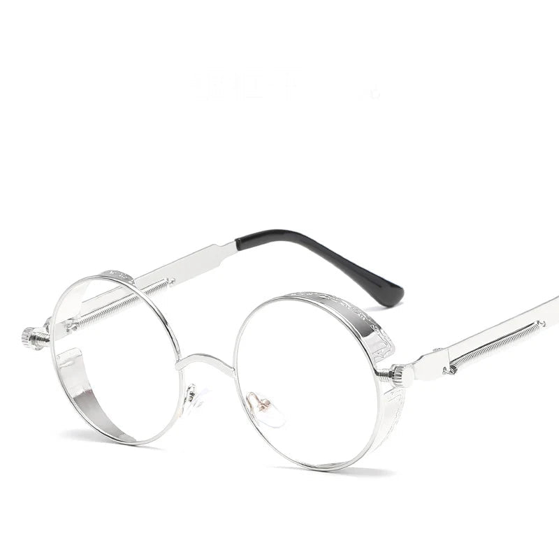 Leon's Round Polarised Sunglasses Steampunk UV400
