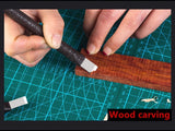 Tungsten Steel Stone Carving Hand Tools Set Chisel Set Woodworking Carving Tools