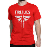 Men's Fireflies Last Of Us T-Shirt Ellie Joel Video Game 100% Cotton
