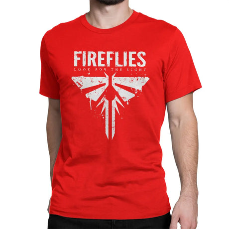 Men's Fireflies Last Of Us T-Shirt Ellie Joel Video Game 100% Cotton
