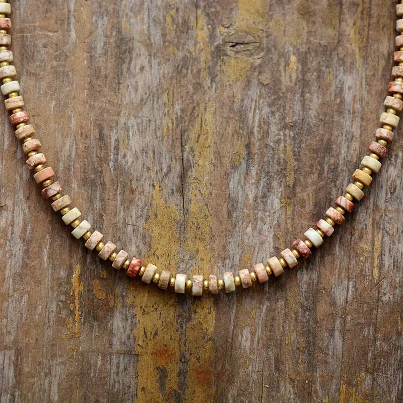 Earthly Natural Stones Beaded Necklace