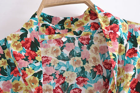 Ida's Floral Kimono Wrap Top