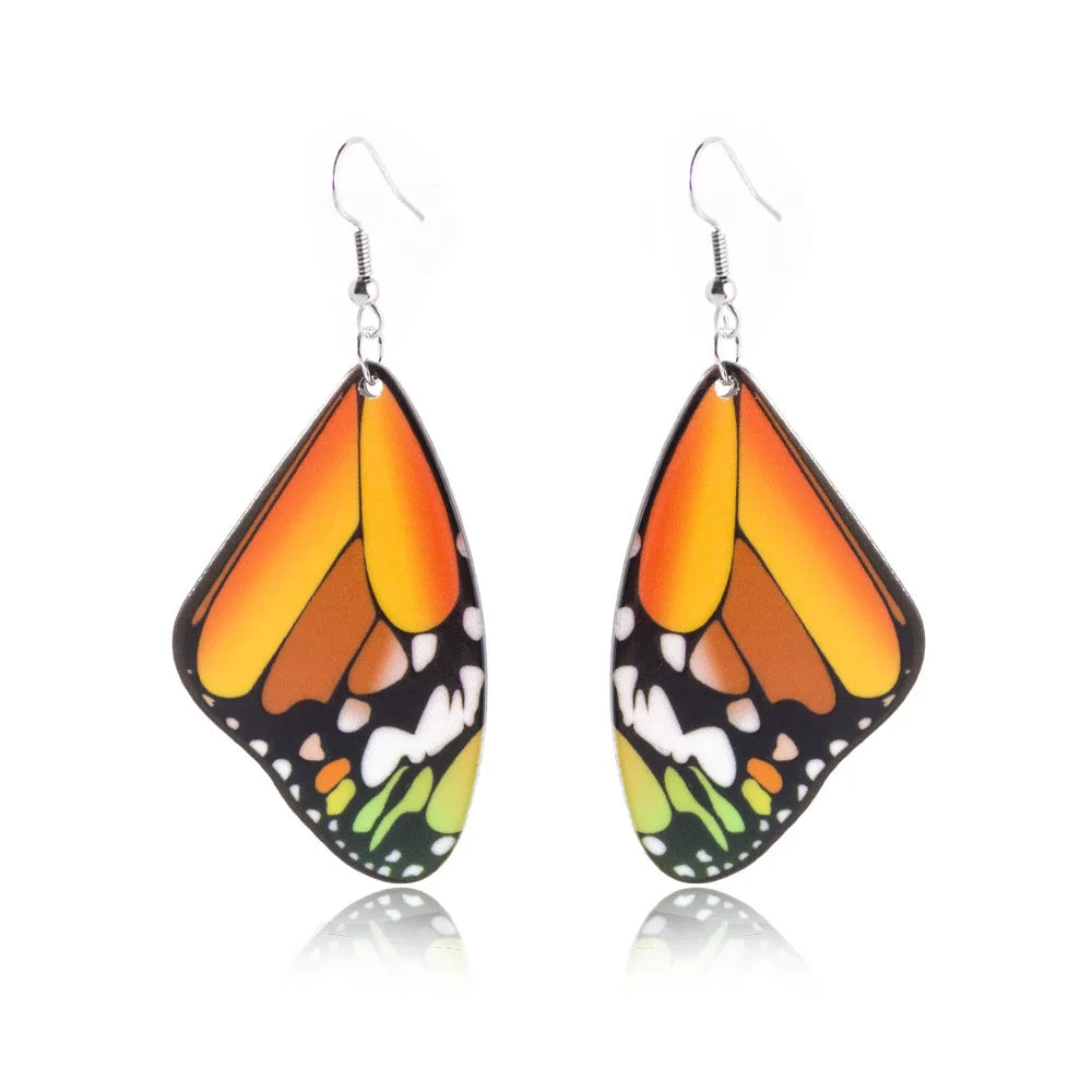 Butterfly Wings Drop Earrings