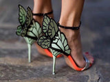 Flitter Feet Butterfly High Heels Party Shoes