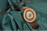 Handmade Beaded Leather Boho Necklaces