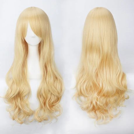 Extra Long Wavy or Straight Wigs with Full Bangs Heat Resistant
