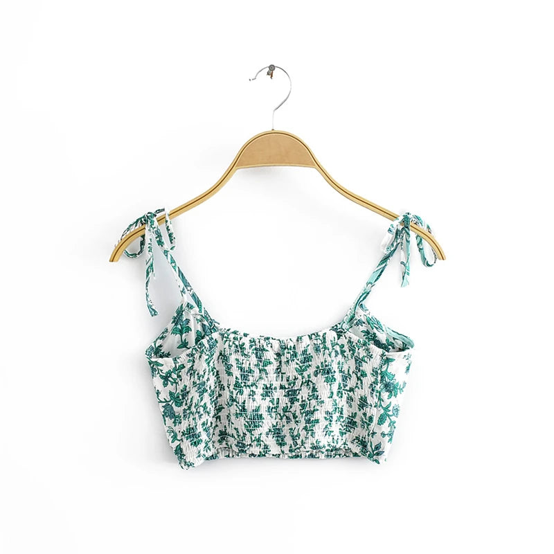 Chaima's Boho Two Piece Sets Mini Skirts and Crop Top