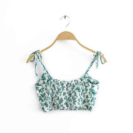 Chaima's Boho Two Piece Sets Mini Skirts and Crop Top