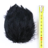 50/100 Pcs Black Goose Chicken Pheasant Feathers DIY Crafts