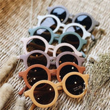 Children's Round Sunglasses Outdoor Eyes Protection For Kids 7 Colours