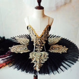 Royal Gold Swan Lake Professional Pancake Ballet Tutu Dress Ballet