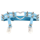 Studded Heart Thigh Garter