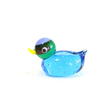 Glass Duck Mini Figurines Tea Pets