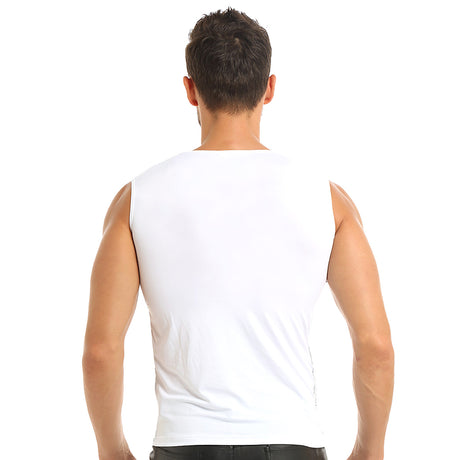 Mens Sequinned Tank Tops Festival Rave Party Clubwear
