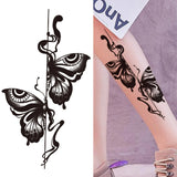 Large Peony Temporary Tattoos