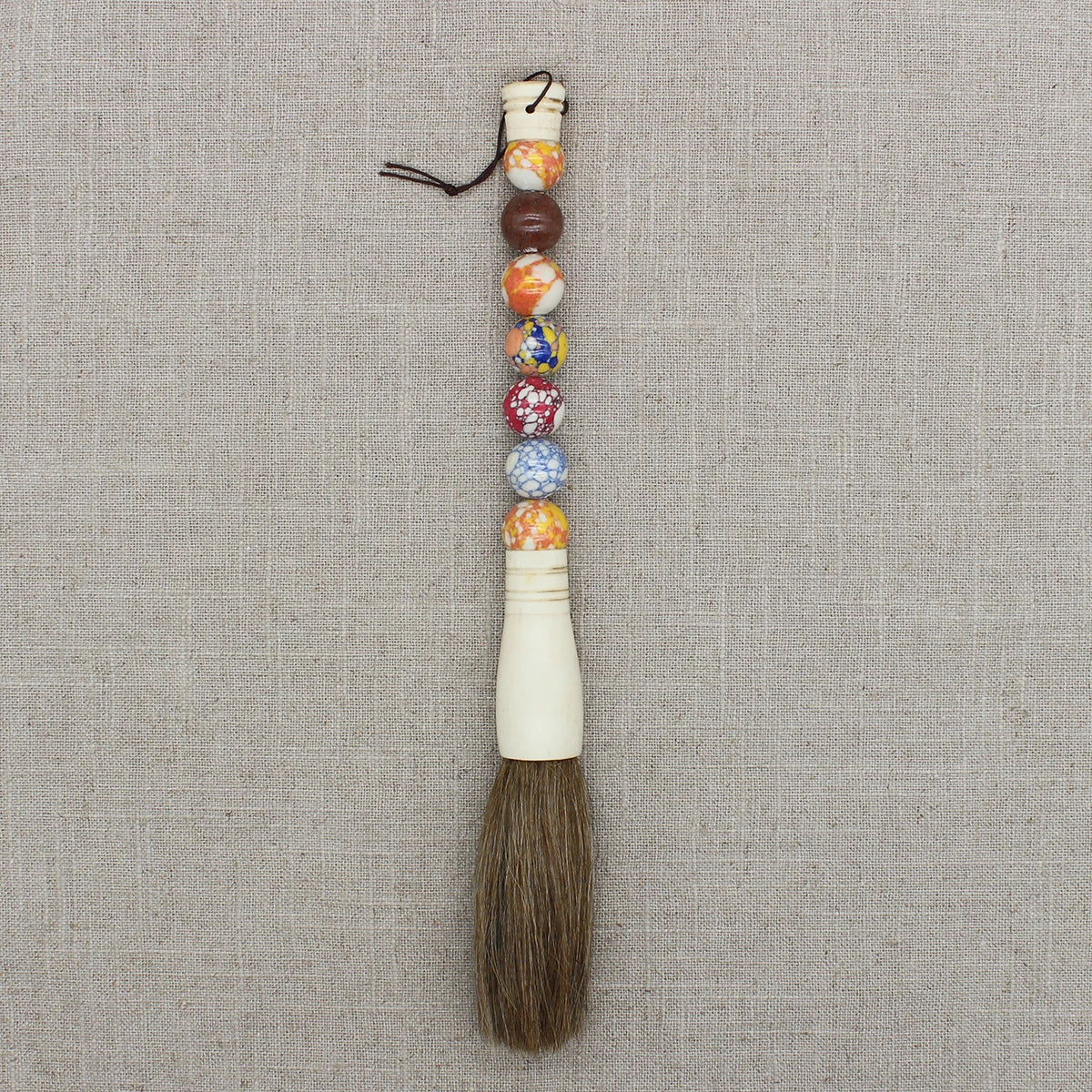 Decorative Pearl and Stone Calligraphy Artist Brushes