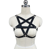 Pentagram Punk Harness Cage Body Harness
