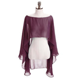 Long Chiffon Shrug Boleros 14 Colours