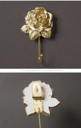 Resin Rose Wall Hook