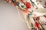 Annie's Floral Print Long Kimono