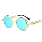 Leon's Round Polarised Sunglasses Steampunk UV400