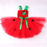 Red Sweet Strawberry Tutu Dress Halloween Costumes