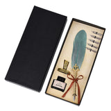 Calligraphy Feather Quill Fountain Pen Set Gift Box.