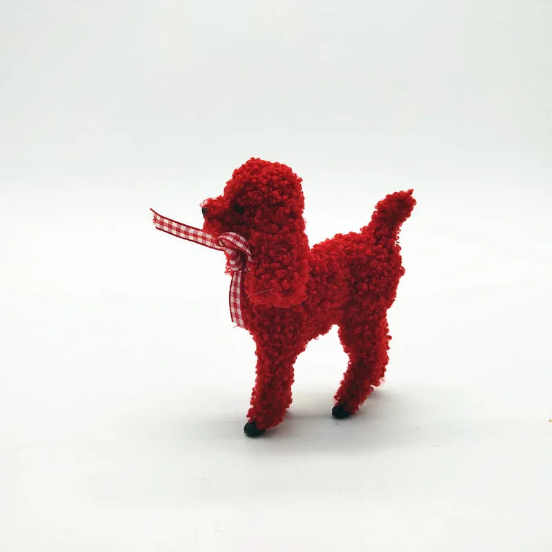 9cm Teddy Dog Mini Poodle Plushie Toy
