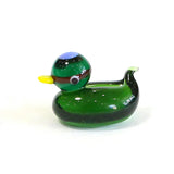Glass Duck Mini Figurines Tea Pets