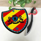 Medieval Sword & Shield Set Soft Children Cosplay