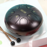 6 Inch Steel Tongue Drum Set Percussion Musical Instrument