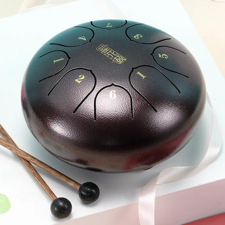 6 Inch Steel Tongue Drum Set Percussion Musical Instrument