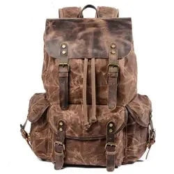 Waterproof Waxed Canvas Rucksack