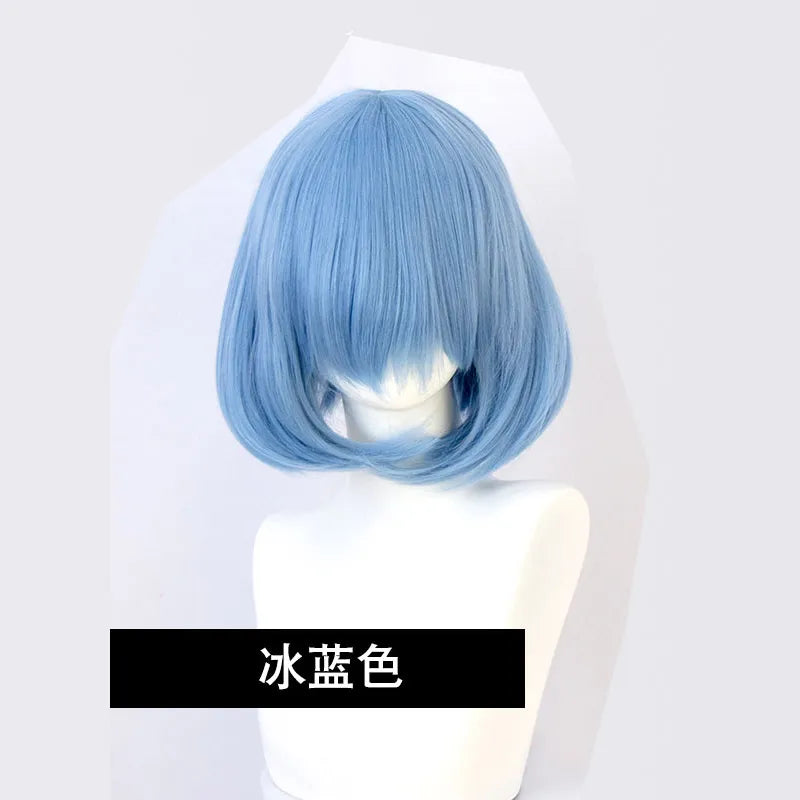 Extra Long Wavy or Straight Wigs with Full Bangs Heat Resistant.