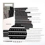 Poetry and Prose Word Sentence Stickers Art Journal Scrapbooking Stickers