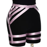 Pearlescent Colours Leg Harness High Waist Garter Belt Cosplay