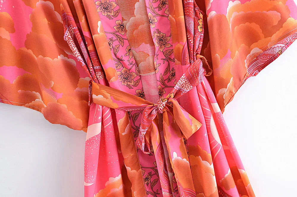 California Dreamin' Long Kimono Robes