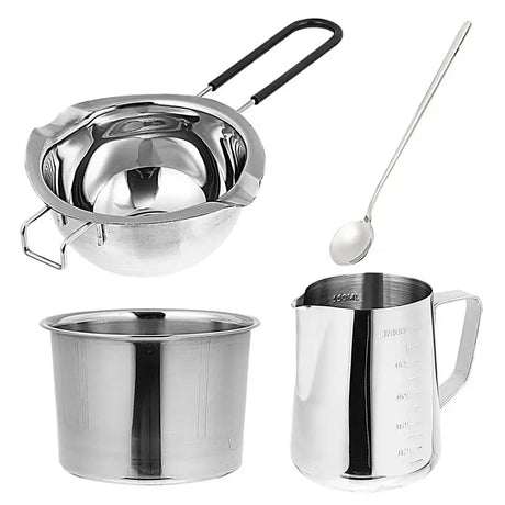 Candle Making Kit Pouring Pot Wicks Sticker DIY Candle Craft Tools