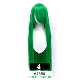 Extra Long Wavy or Straight Wigs with Full Bangs Heat Resistant