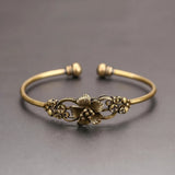 Pure Copper Flower Bangles